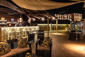 Outdoor wedding area
