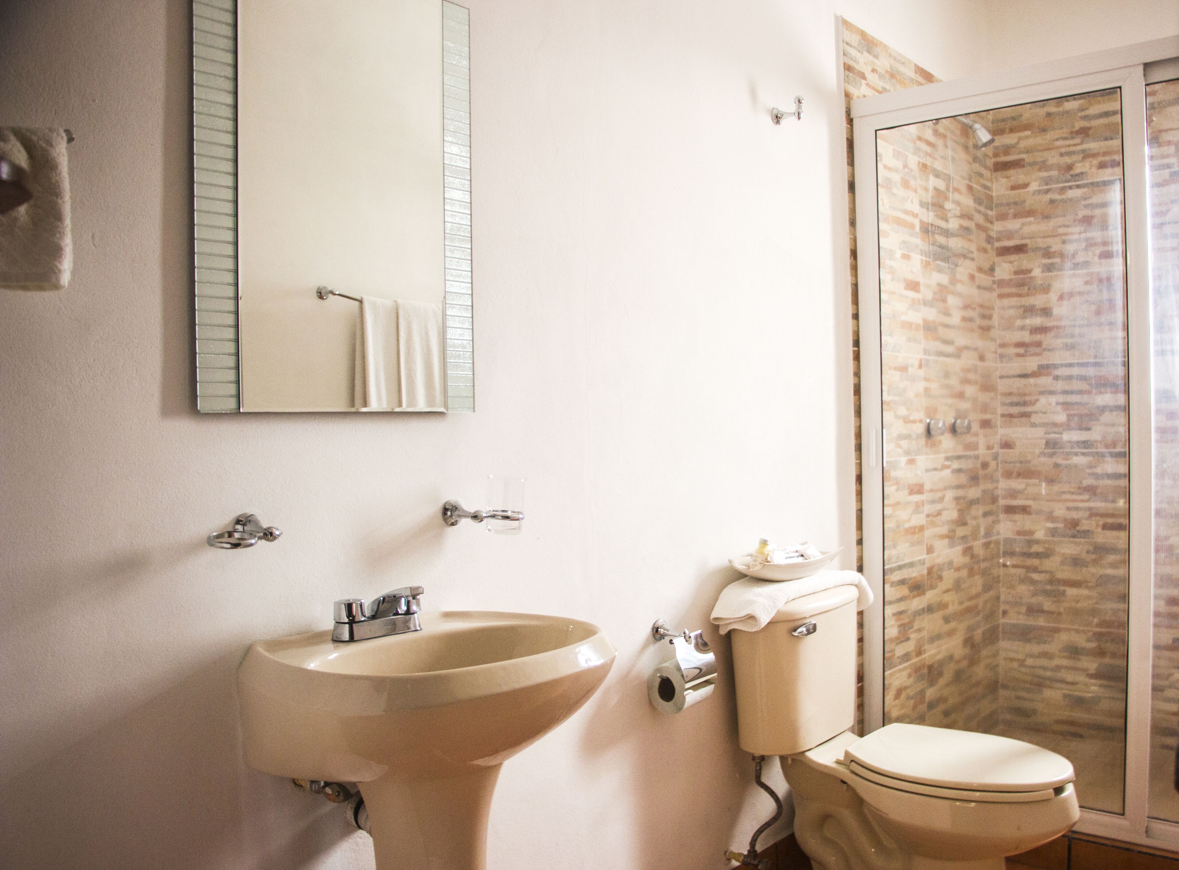 suite | bathroom | shower, free toiletries, hair dryer, towels