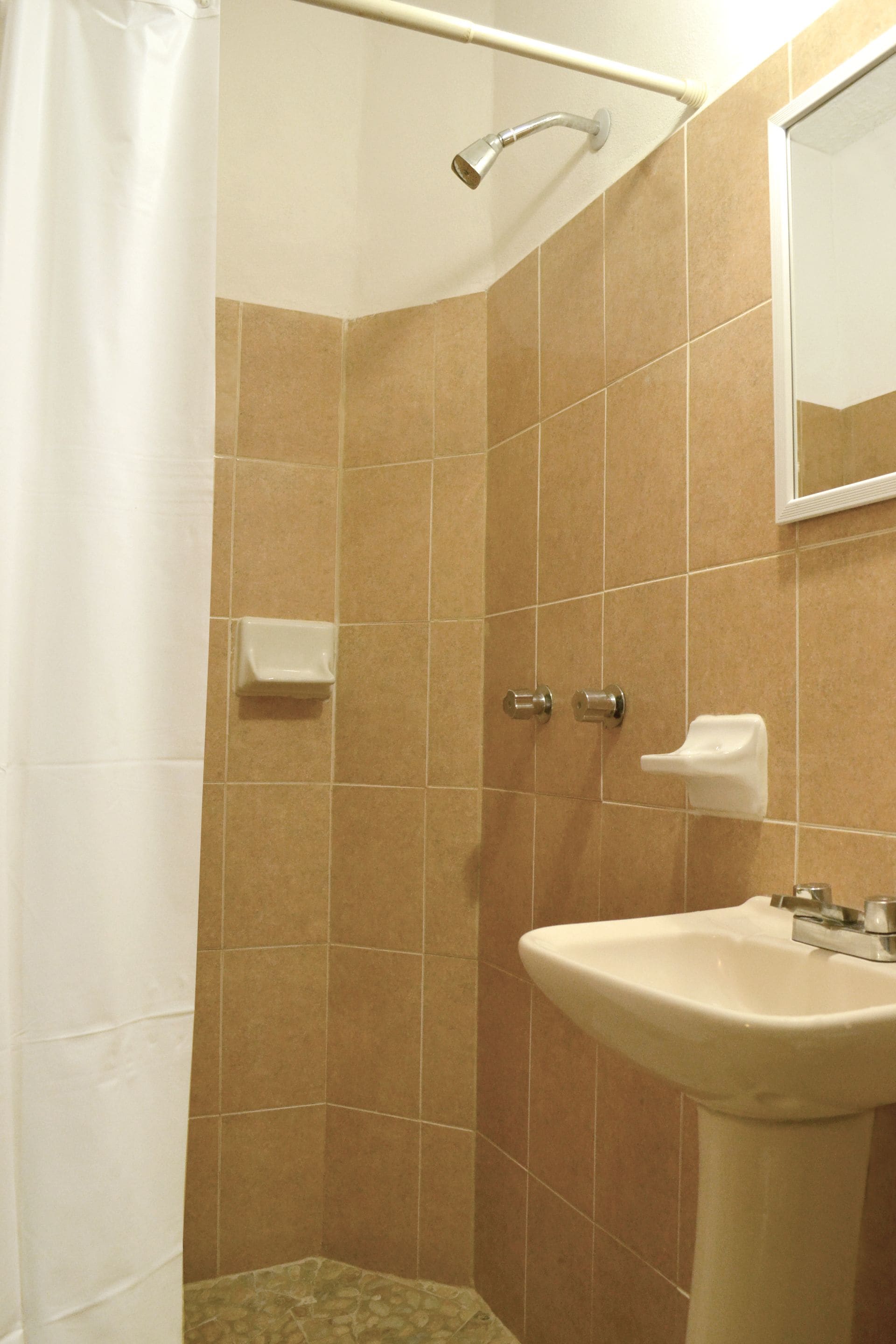 Dusj på badet