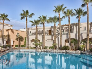 Indoor pool, 5 outdoor pools, pool umbrellas, pool loungers - Grecotel Marine Palace & Aqua Park (Mylopotamos)