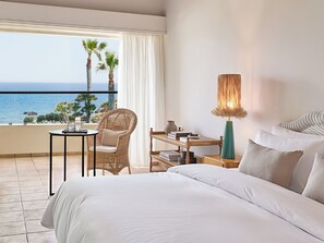 Premium bedding, minibar, in-room safe, blackout curtains - Grecotel Marine Palace & Aqua Park (Mylopotamos)
