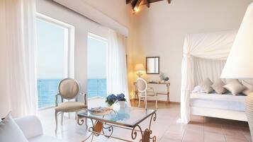 Ropa de cama de alta calidad y minibar