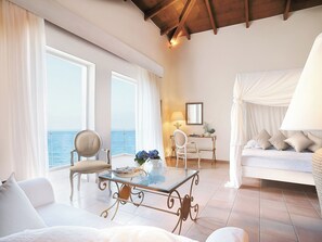 Premium bedding, minibar, in-room safe, blackout drapes - Grecotel Marine Palace & Aqua Park (Mylopotamos)