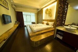 Living area - Hong Fang Zhong Yang Hotel (Sanya)