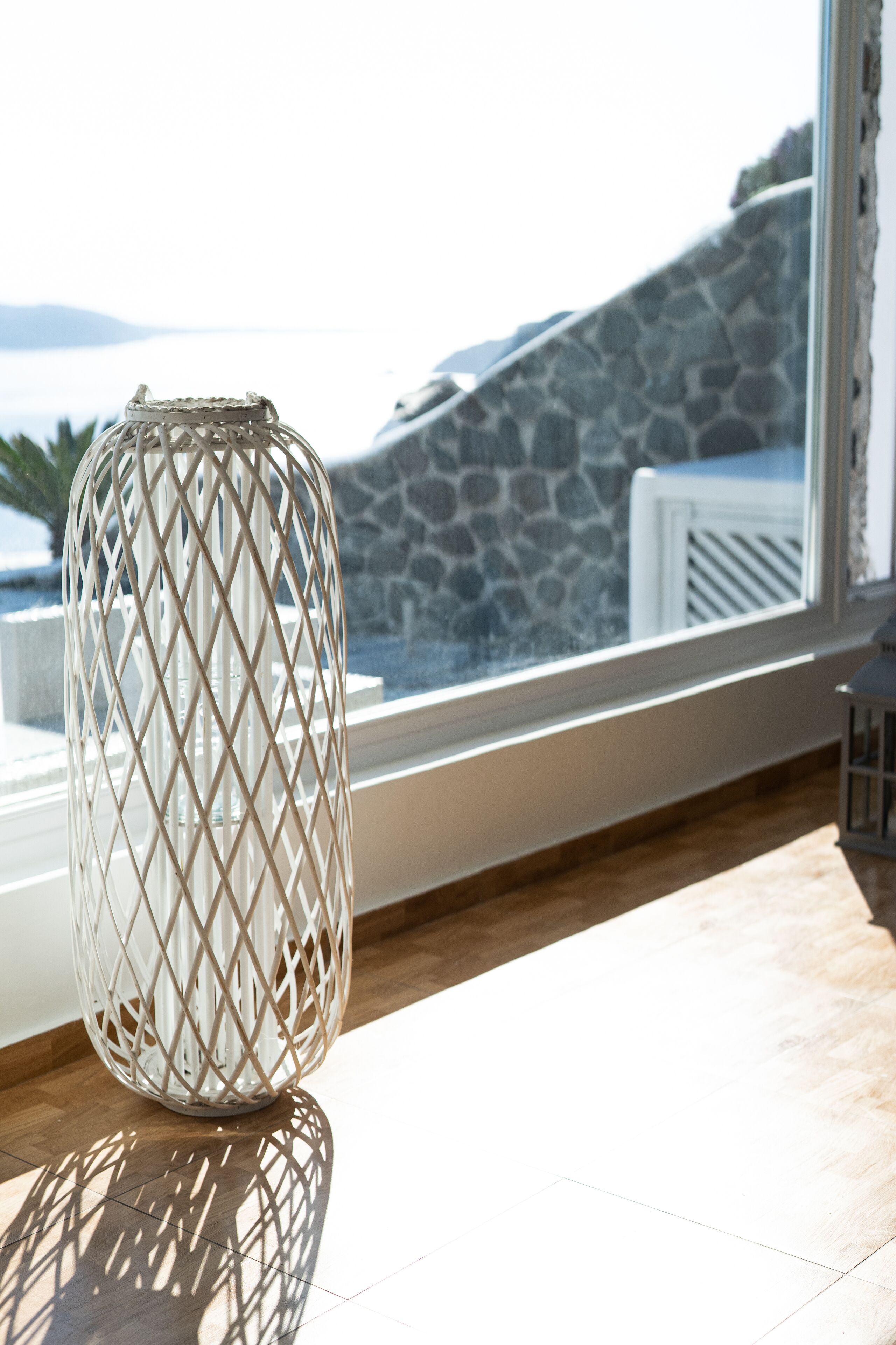 honeymoon suite, private pool, caldera view | balcony view