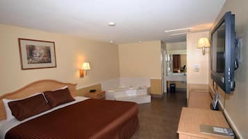 Desk, iron/ironing board, free WiFi, alarm clocks