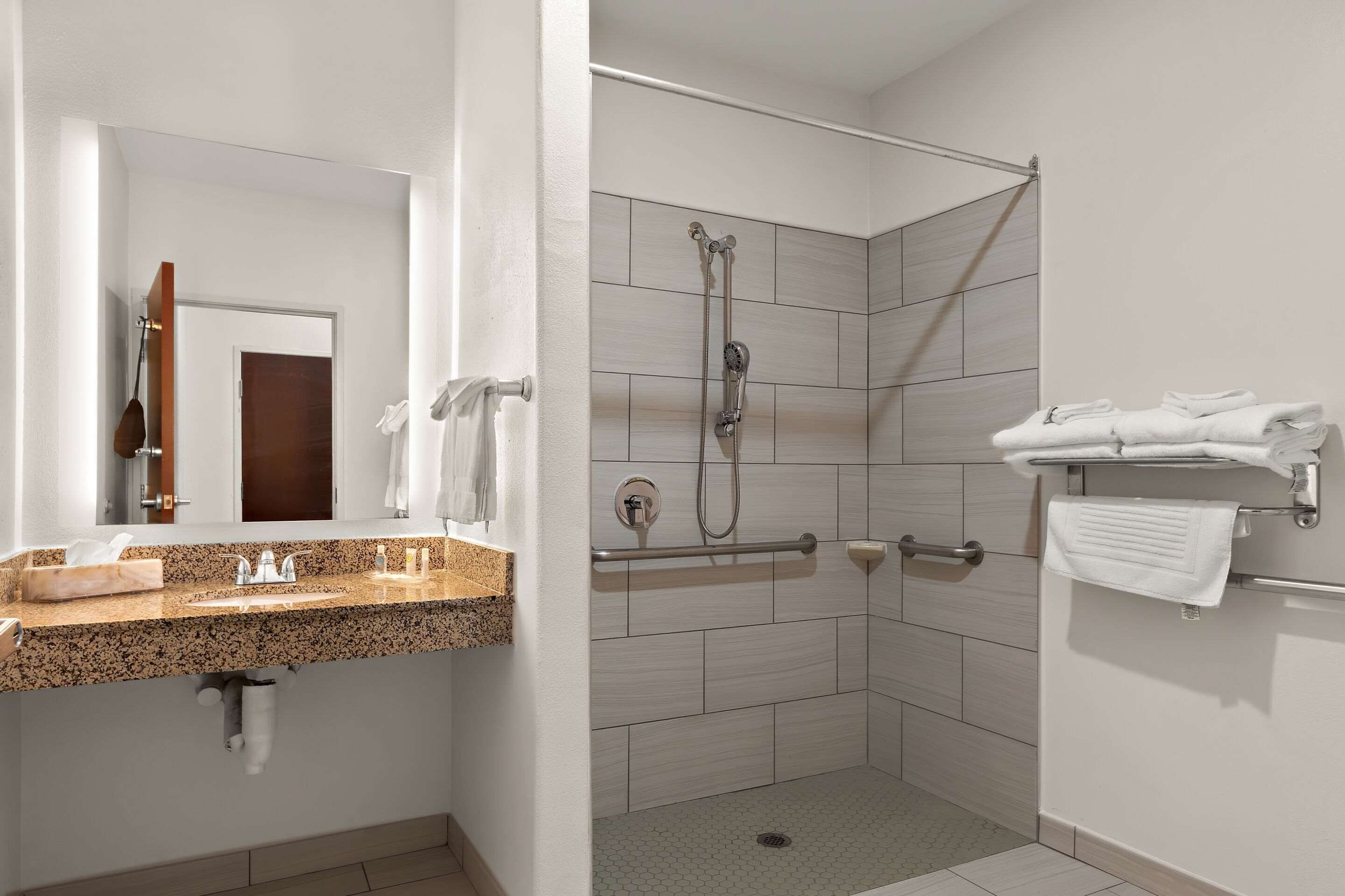 suite, 1 king bed with sofa bed, accessible, non smoking | desk, iron/ironing board, free cots/infant beds, free wifi