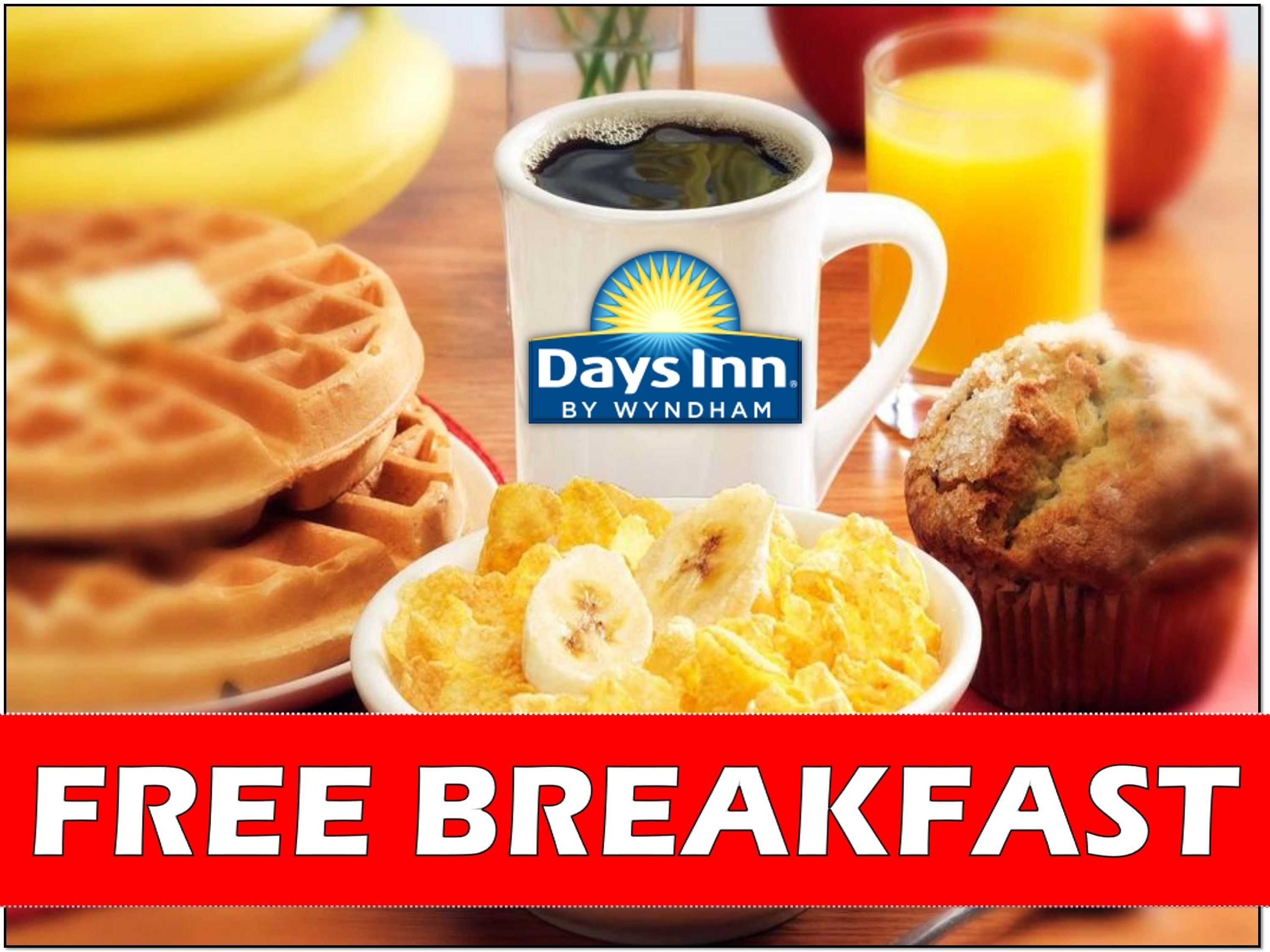 free daily continental breakfast