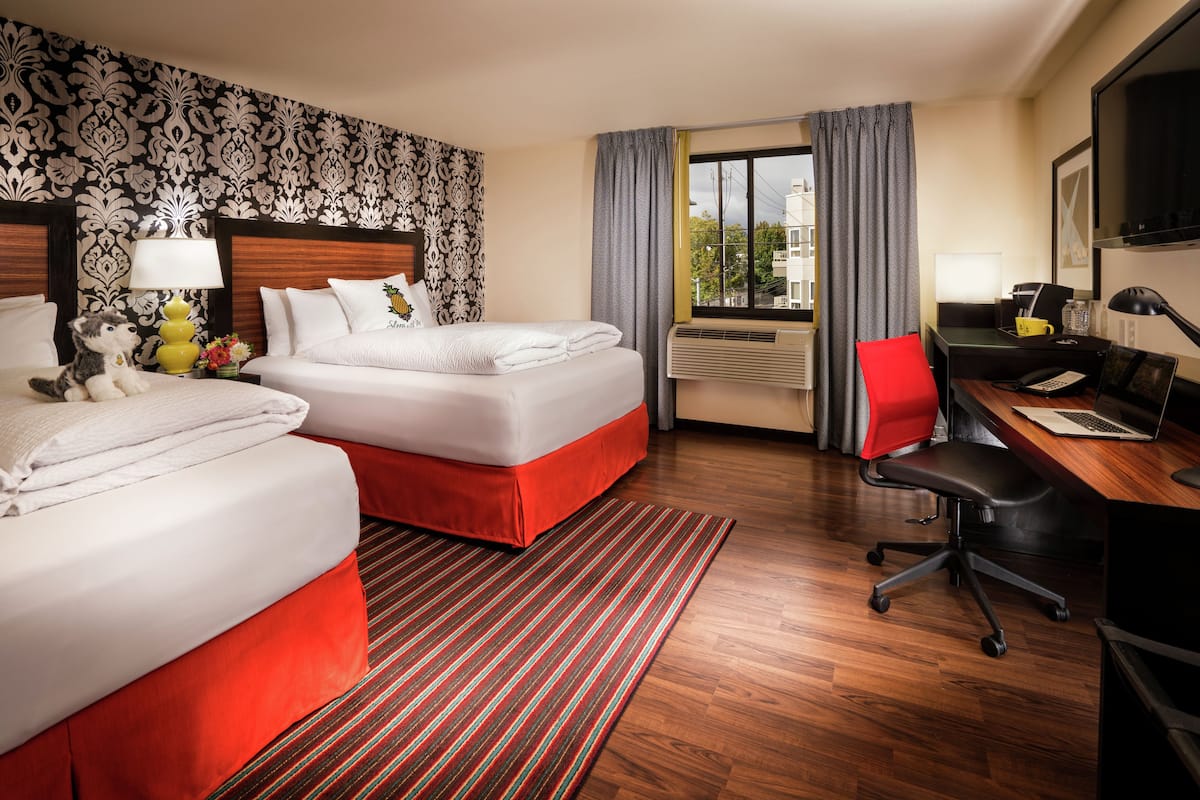 Premium bedding, down duvets, pillow-top beds, in-room safe