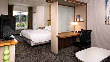 37-inch LCD TV with digital channels, TV, iPod dock