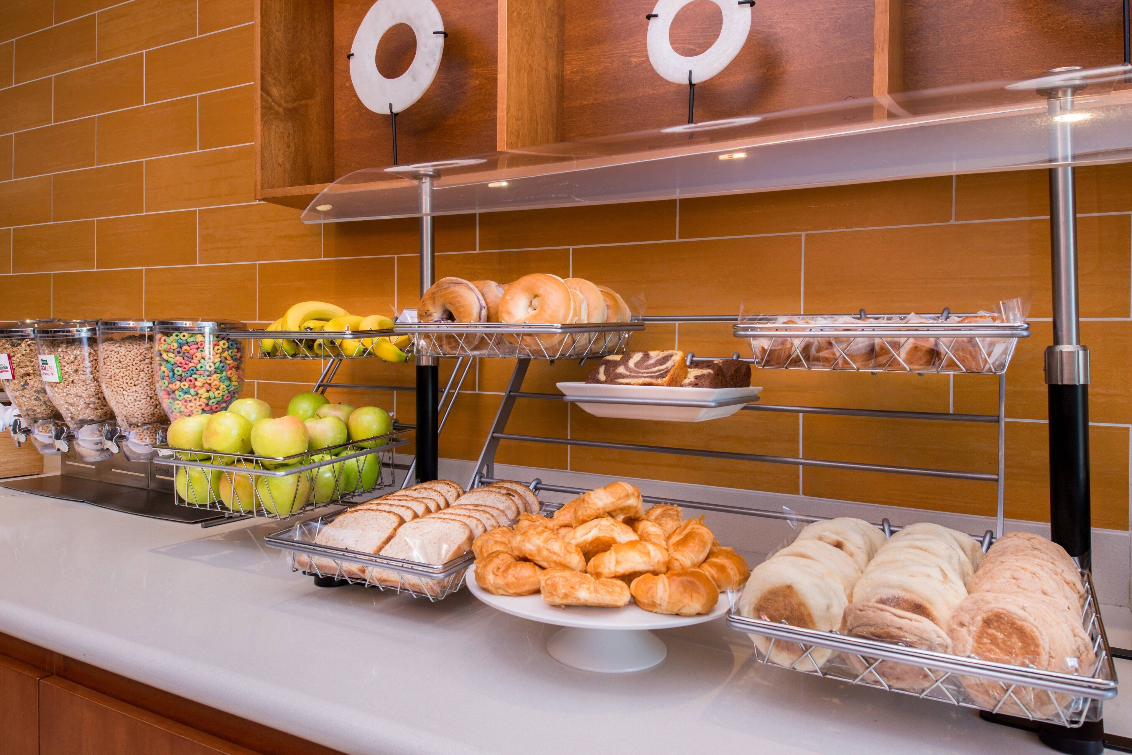 free daily self-service breakfast