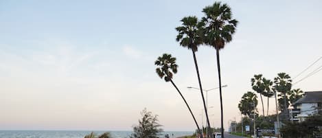 해변에 위치, 비치 타월