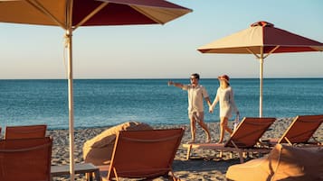 Private beach nearby, sun-loungers, beach umbrellas, beach towels