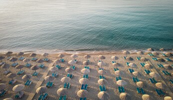 Playa privada en los alrededores, sillas reclinables de playa