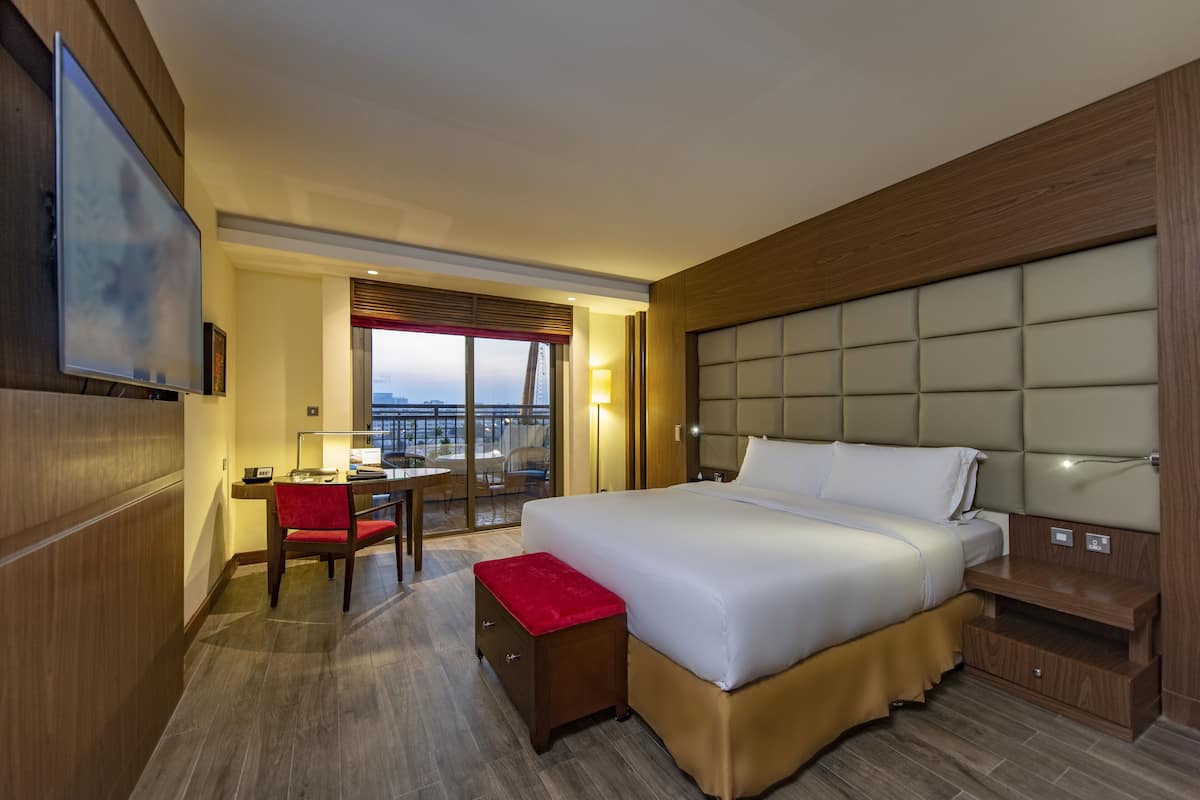 Family Suite, Multiple Beds, Balcony, City View | 1 bedroom, Frette Italian sheets, premium bedding, down duvets