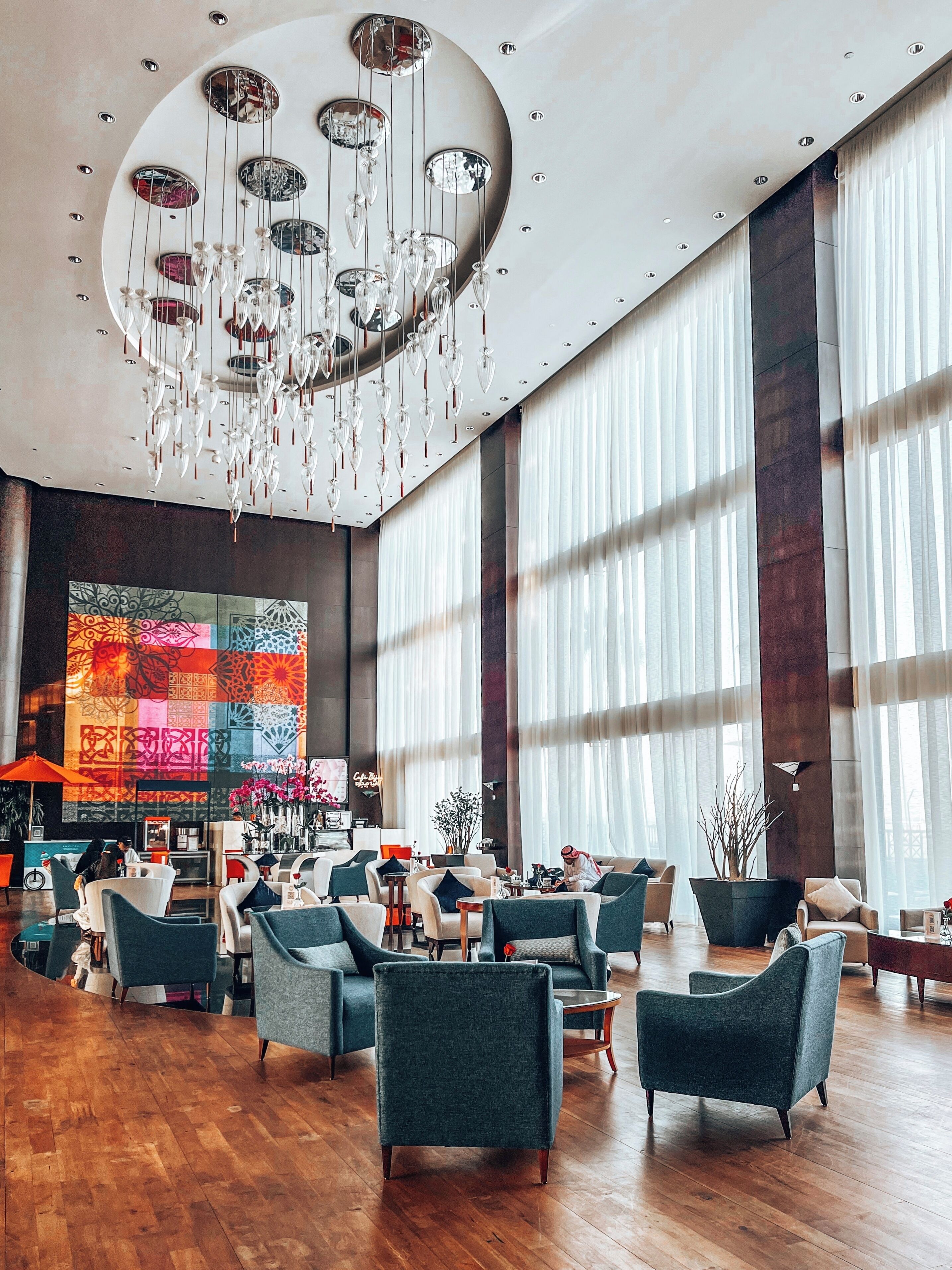 Sala de estar en el lobby