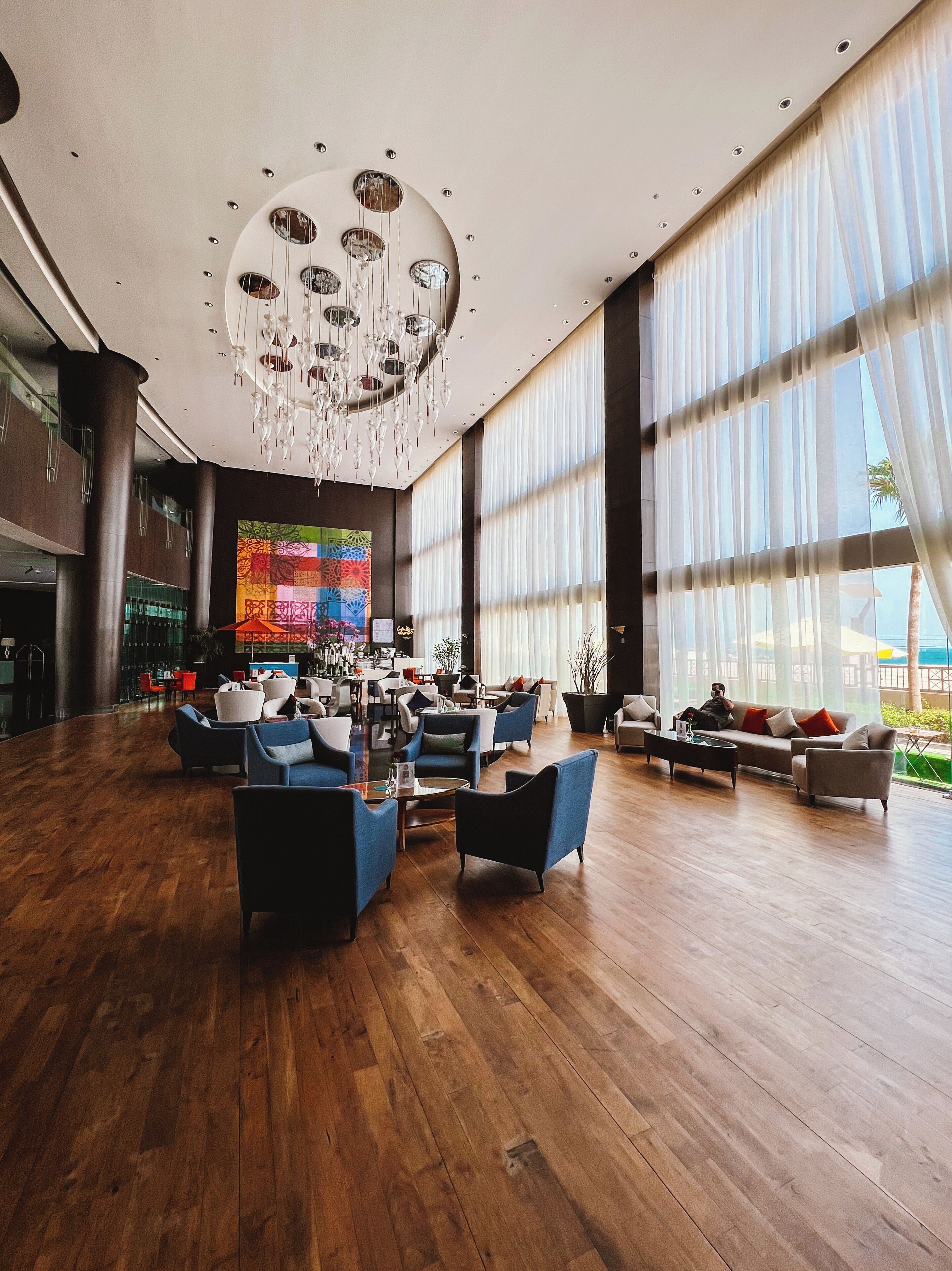 Sala de estar en el lobby