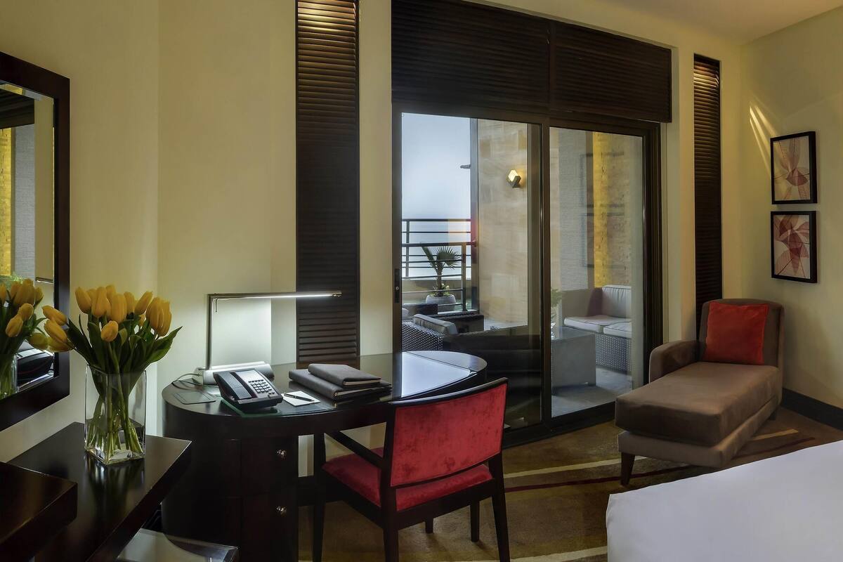 Luxury Room, 1 Queen Bed, Balcony, Sea View | 1 bedroom, Frette Italian sheets, premium bedding, down comforters