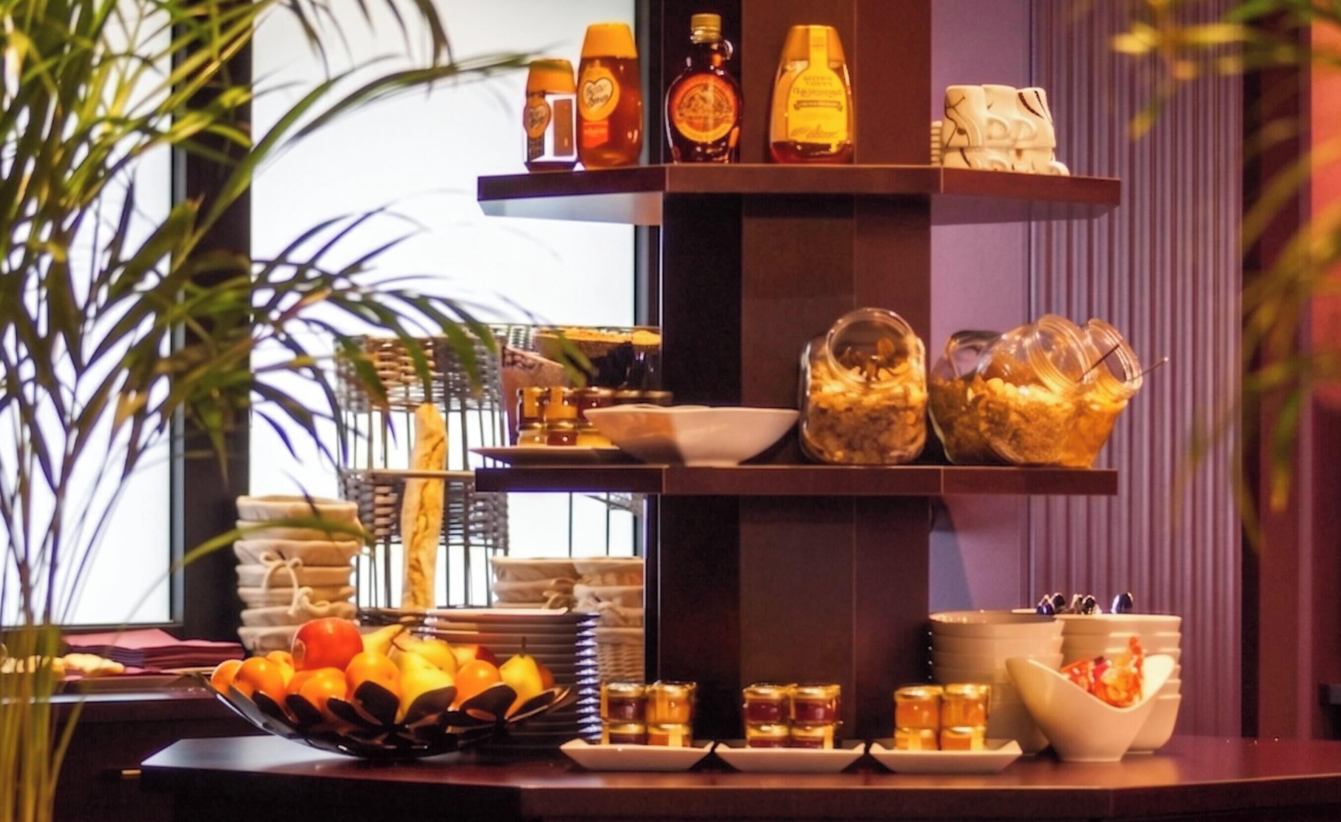 Daily buffet breakfast for a fee