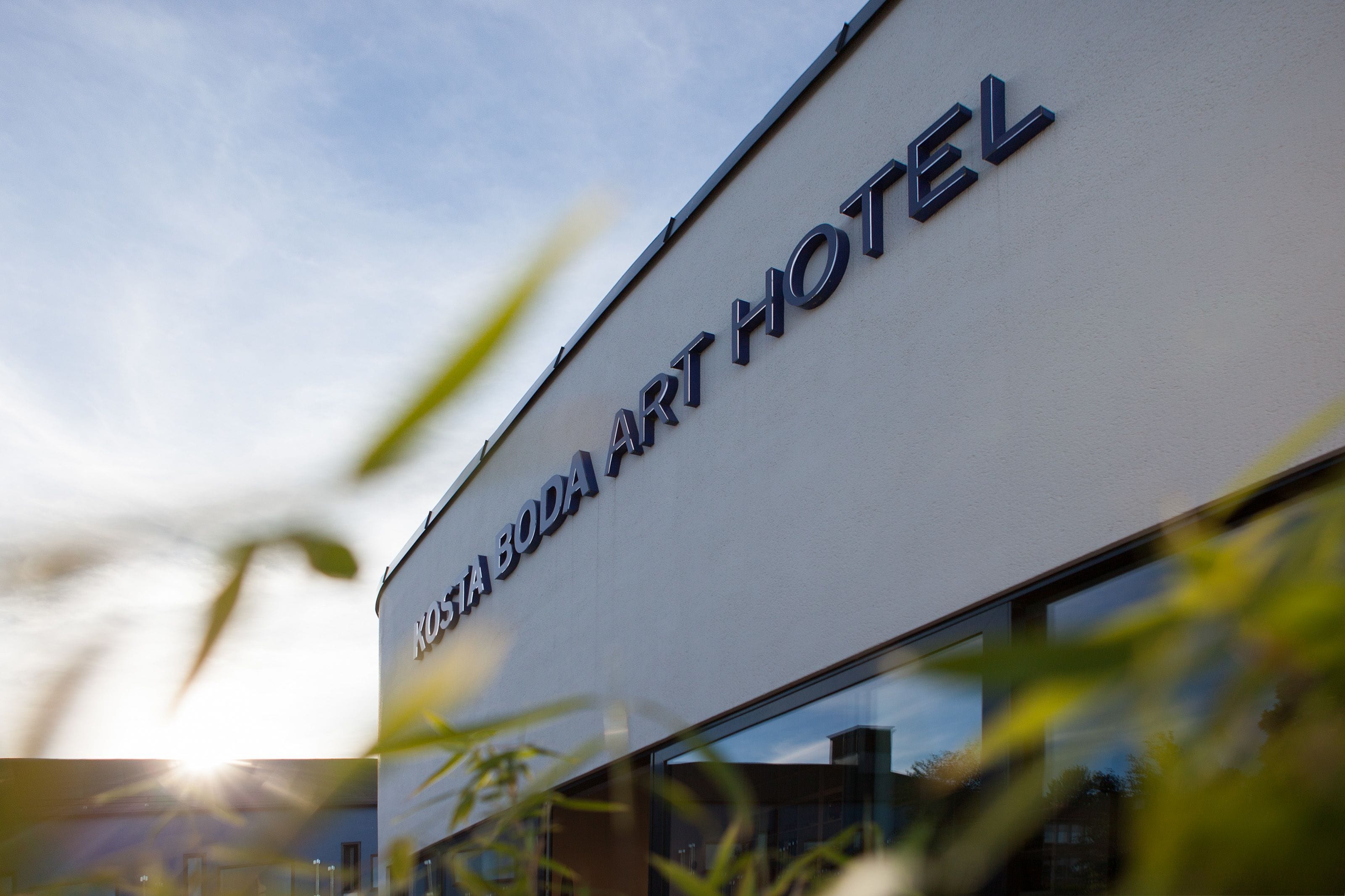 Majoituspaikan julkisivu