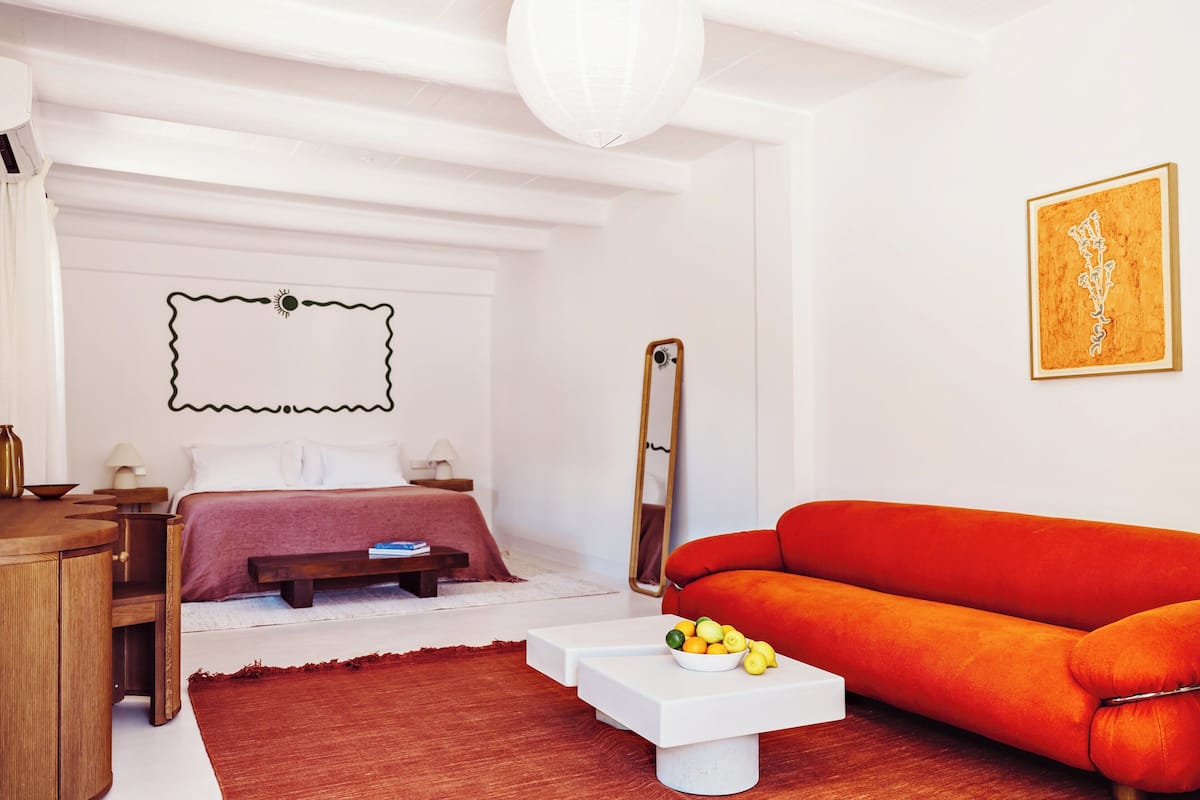 Camera familiare (Deluxe) | Biancheria da letto di alta qualità, copriletto in piuma