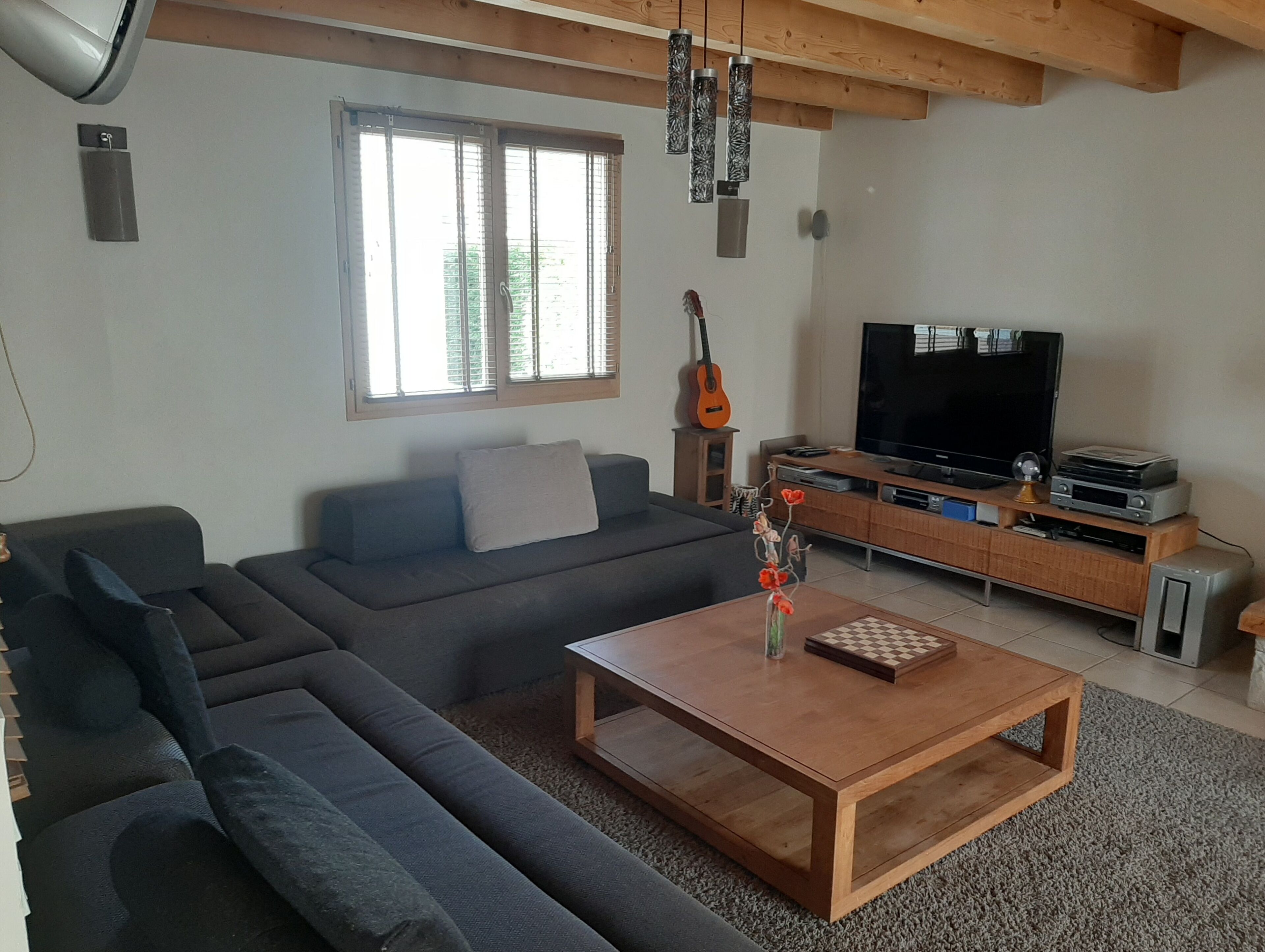 Family House, 4 Bedrooms | Living area | TV, heated floors