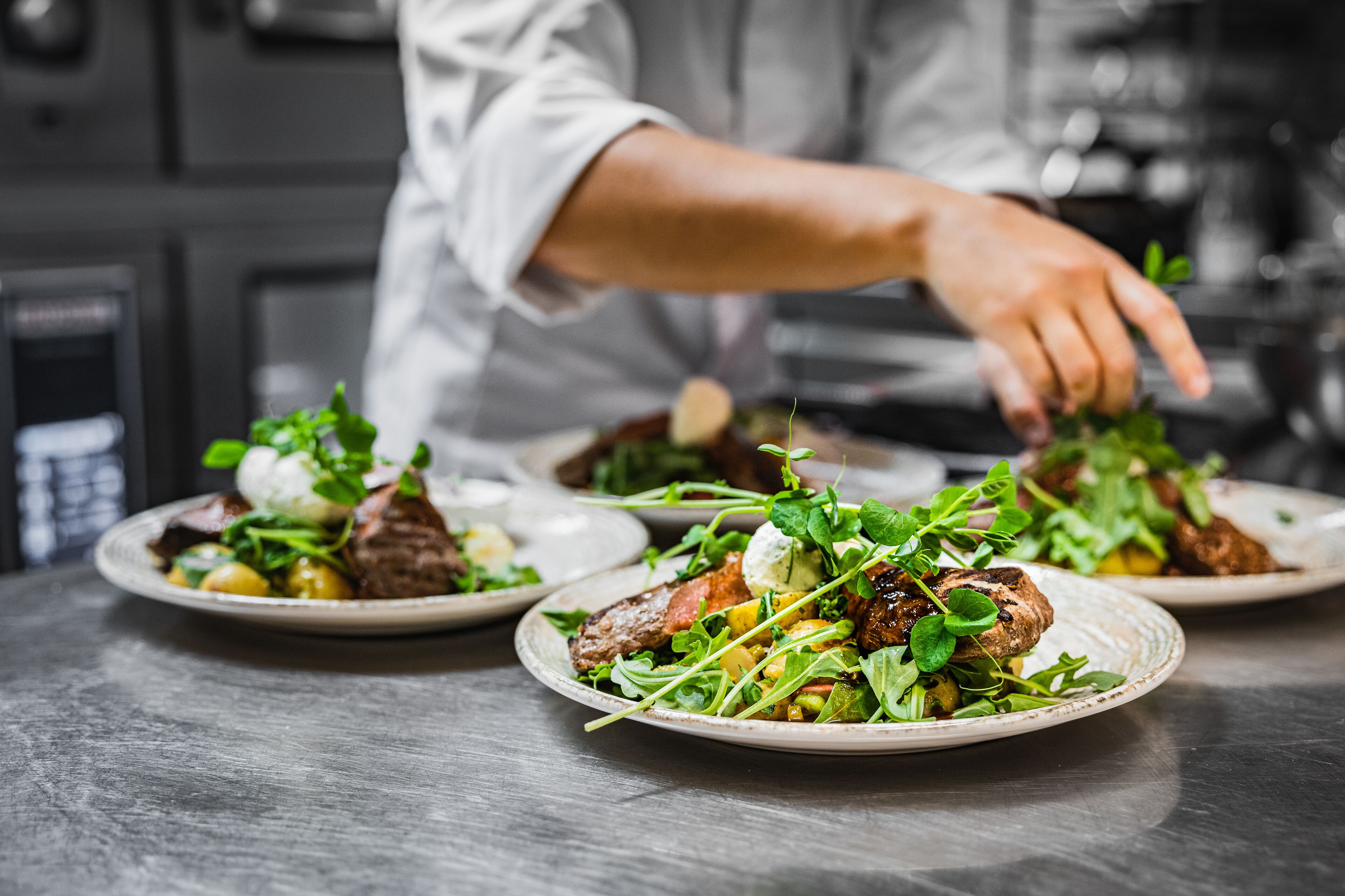 Breakfast, lunch, dinner served; local cuisine 