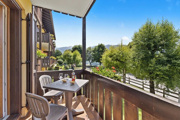 Panorama appartement, 1 slaapkamer, balkon, uitzicht op vallei (5 pax) | Uitzicht vanaf balkon