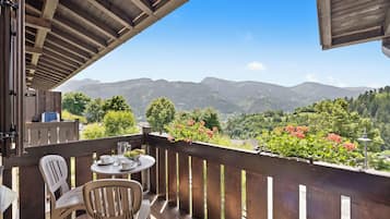 Panoramic-Apartment, 1 Schlafzimmer, Balkon, Bergblick (5 pax) | Blick vom Balkon