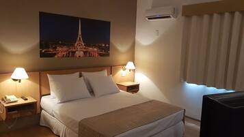 Suíte | Camas Select Comfort, frigobar, escrivaninha, Wi-Fi de cortesia