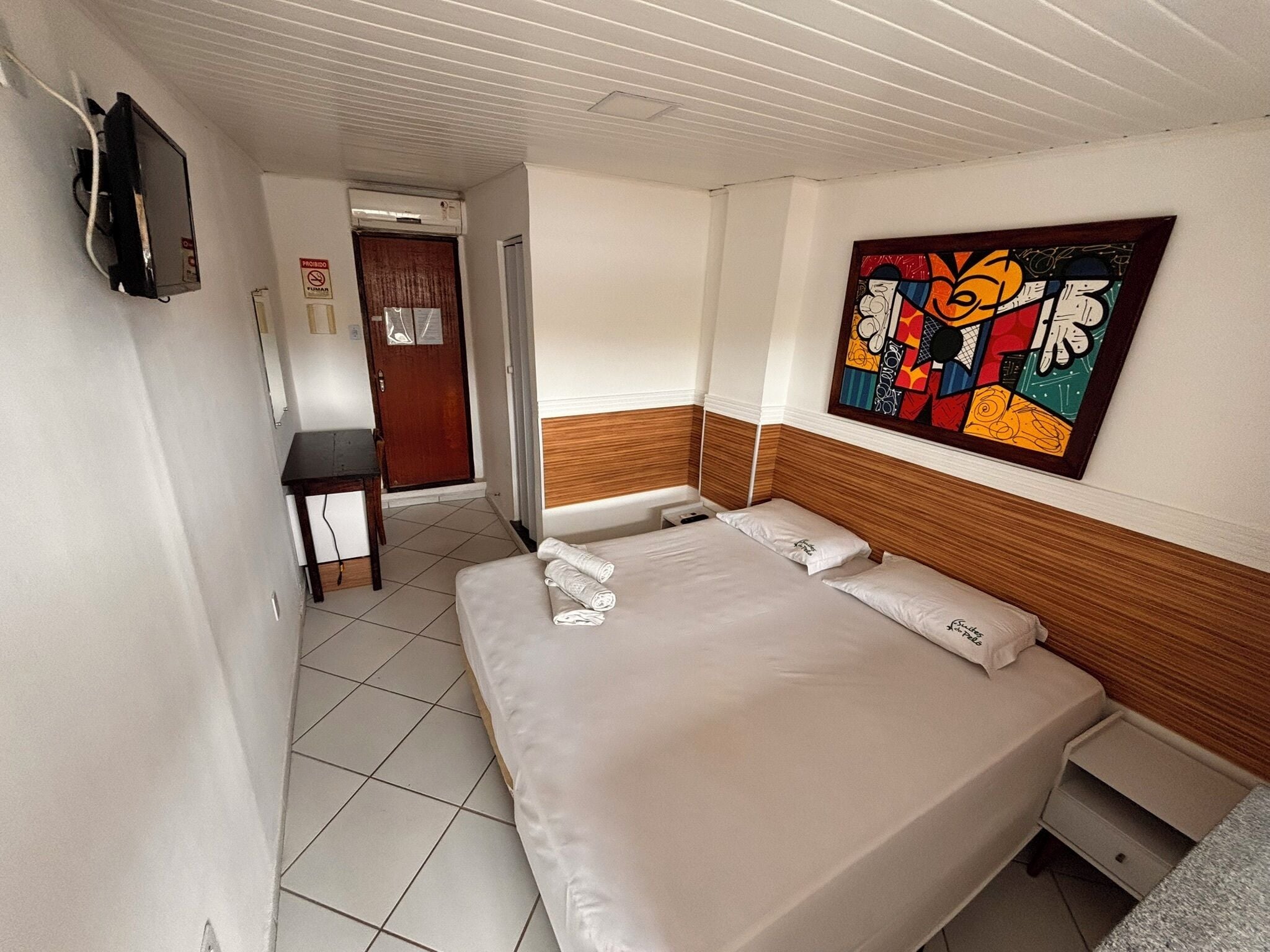 Apart Quadruplo 1 cama de casal e 1 beliche | Wifi gratis y ropa de cama