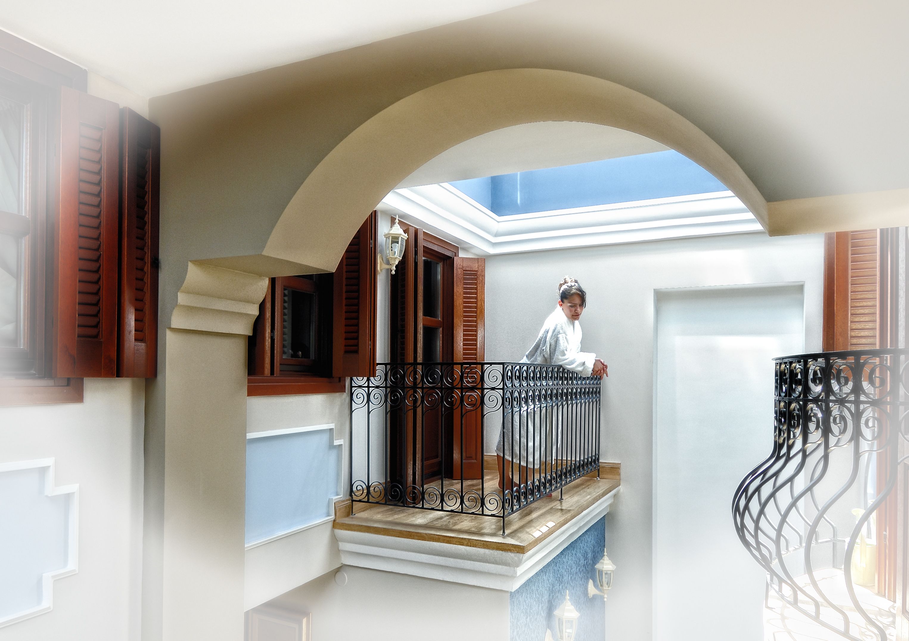 comfort suite | bathroom | free toiletries, hair dryer, towels, toilet paper