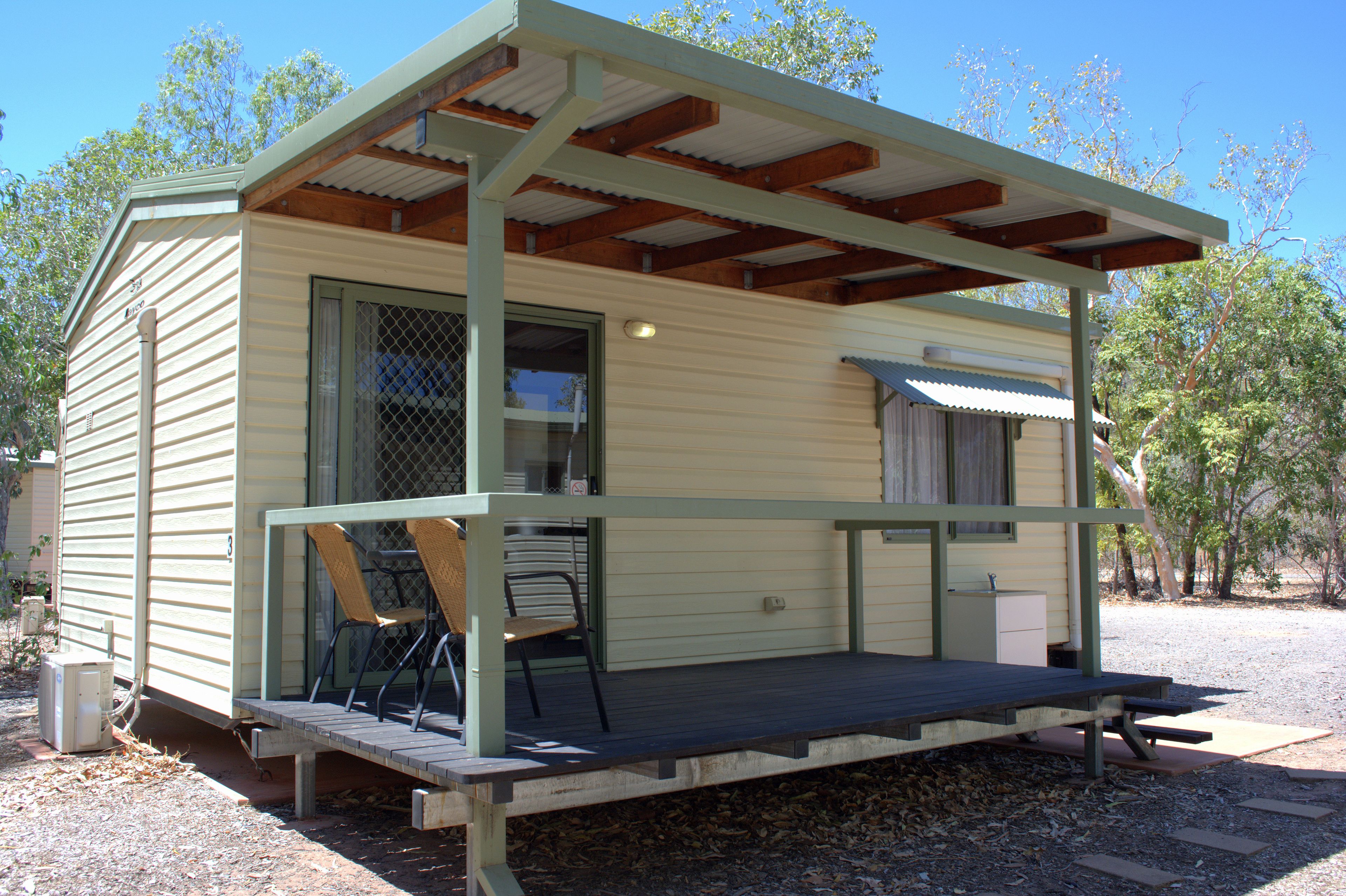 Chalet, 1 Bedroom, Kitchenette | Terrace/patio