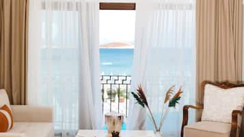 Superior Room, Sea View | Egyptian cotton sheets, premium bedding, Select Comfort beds, minibar