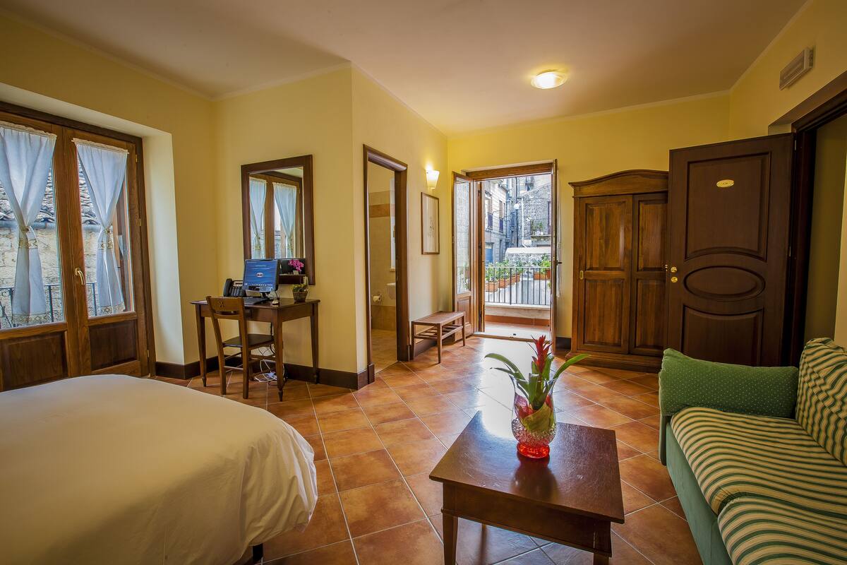 junior suite, 1 king bed, ensuite, mountainside | view from room