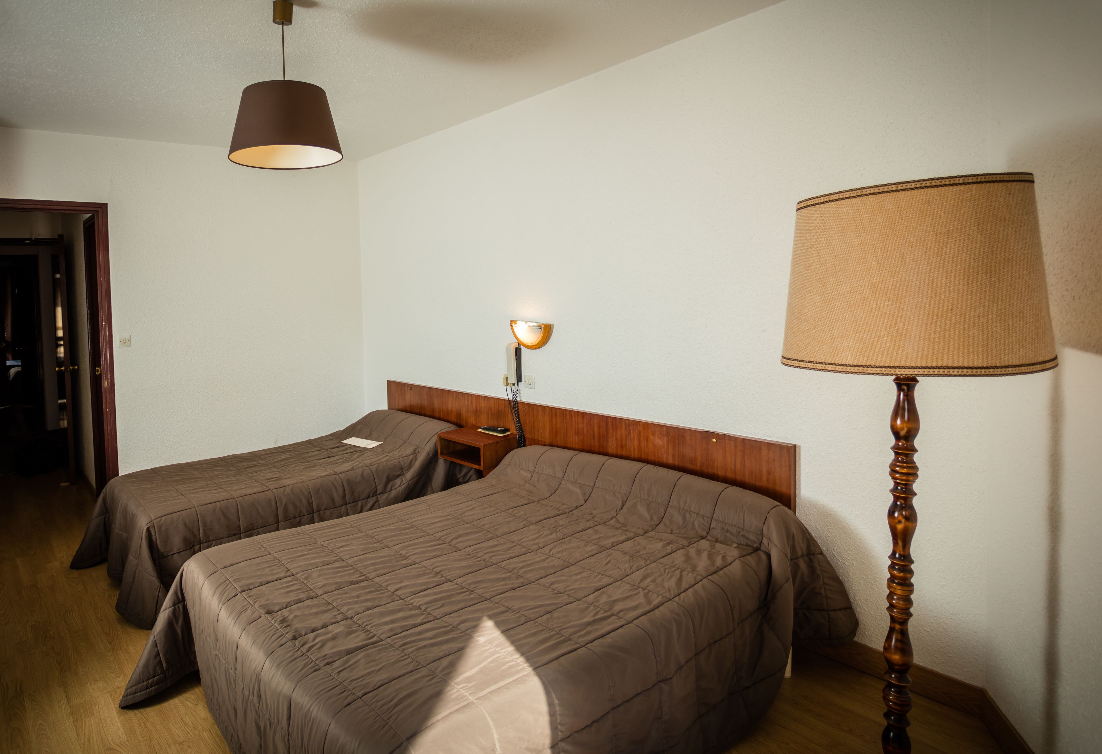 traditional triple room | desk, blackout curtains, soundproofing, iron/ironing board