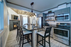 复式房, 壁炉 | 私人厨房 | 意式浓缩咖啡机