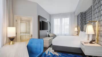 1 bedroom, premium bedding, in-room safe, desk