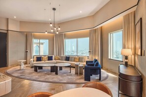 Presidential Suite, 1 Bedroom | Living room | 49-inch TV with satellite channels - Sheraton Mall of the Emirates Hotel, Dubai (Dubai)