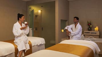 Couples treatment room(s), sauna, steam room, body treatments