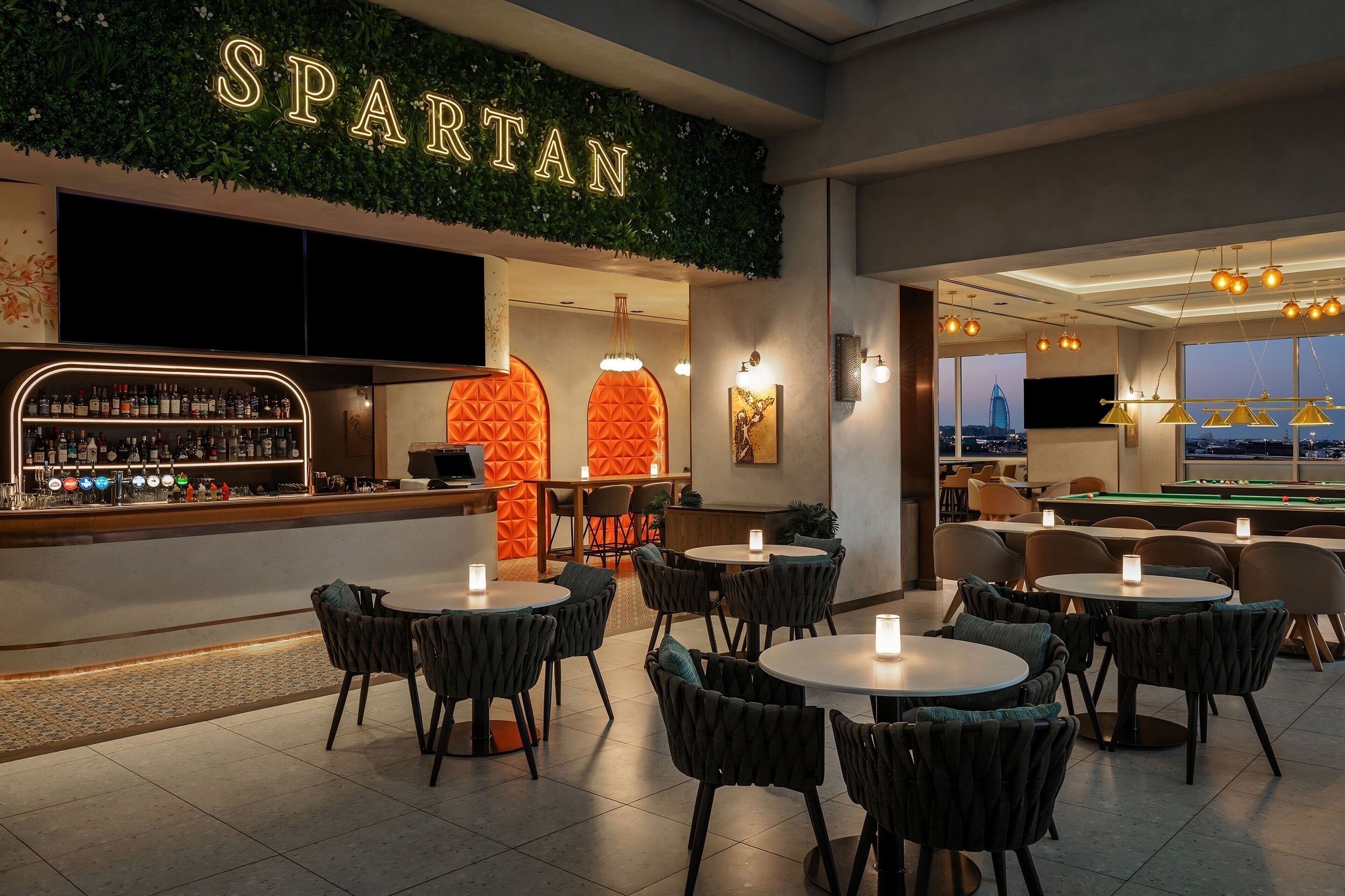 2 bars/lounges, sports bar, rooftop bar