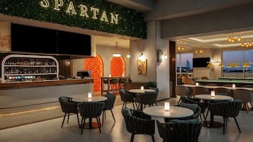 2 bars/lounges, sports bar, rooftop bar
