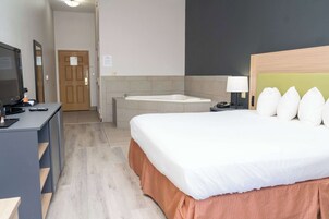 In-room safe, desk, laptop workspace, soundproofing