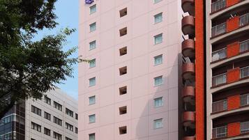 Façana frontal de l'allotjament