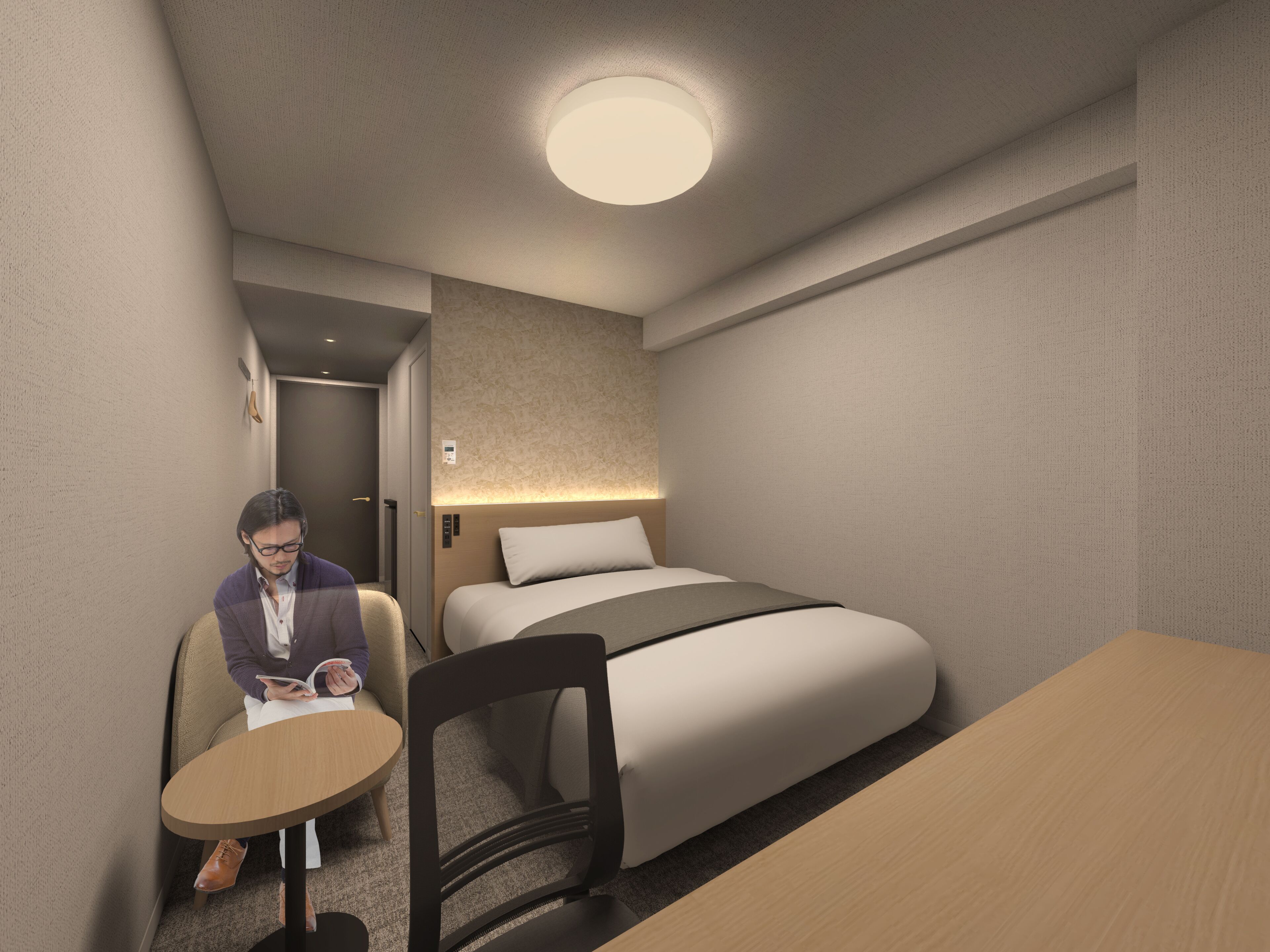 Cofres nos quartos, escrivaninha, Wi-Fi de cortesia, roupa de cama