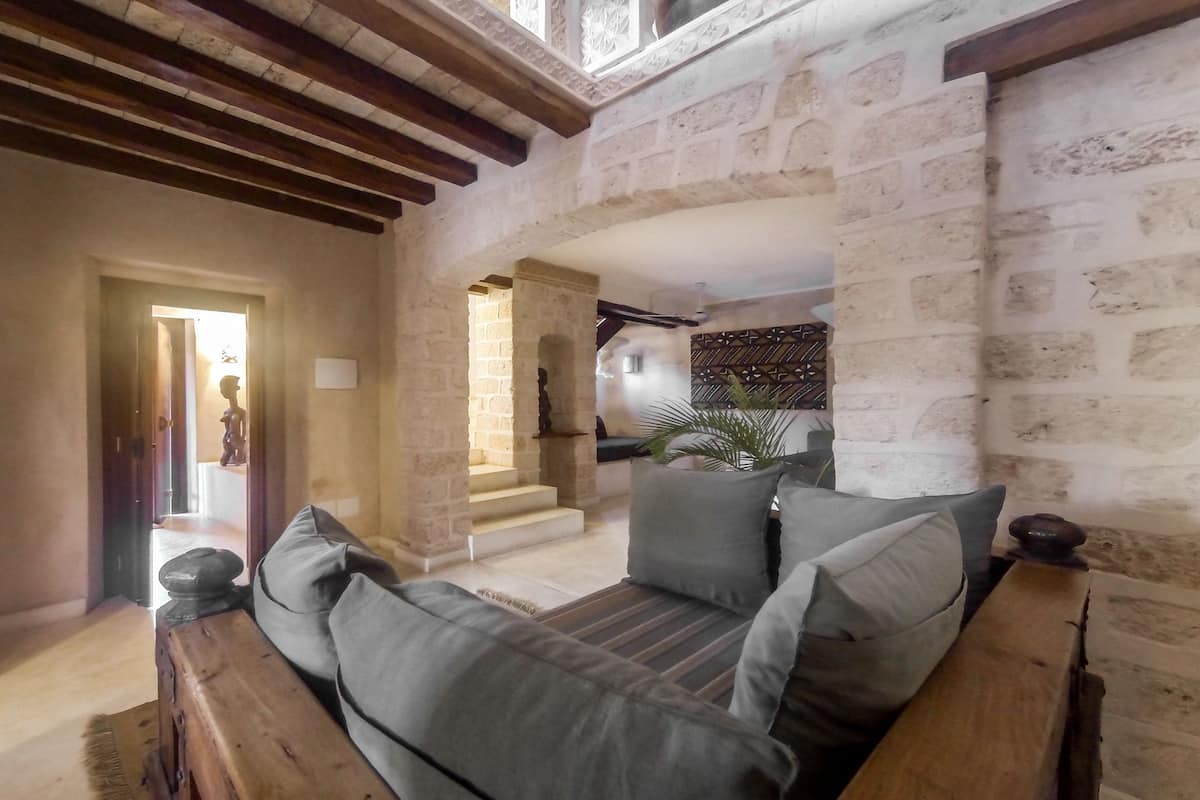 Grand Suite, Sea View | Living area | 32-inch LCD TV with satellite channels, TV