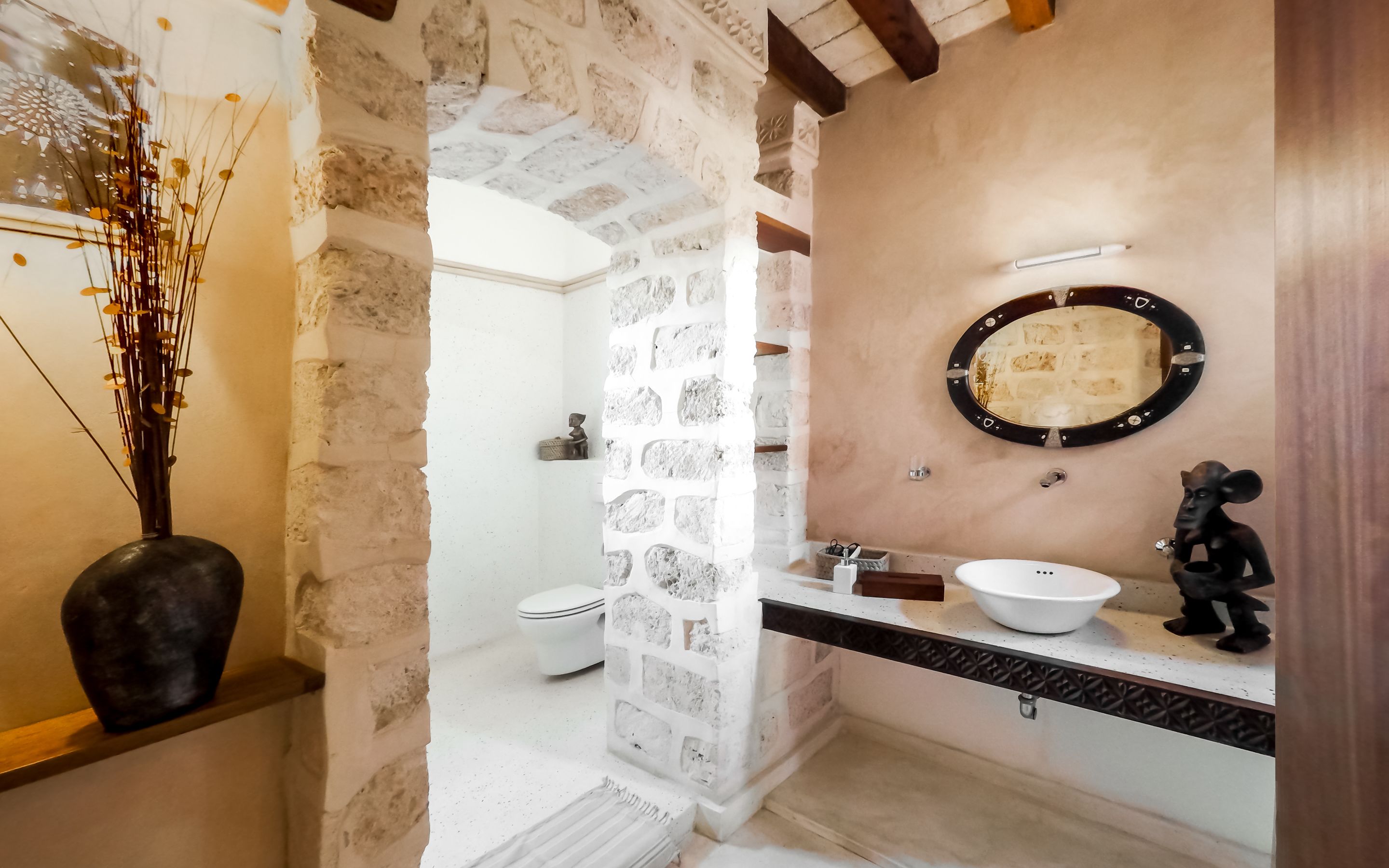 grand suite, 2 bedrooms, ocean view, oceanfront | bathroom | shower, designer toiletries, hair dryer, bathrobes