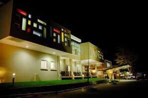 Front of property – evening/night