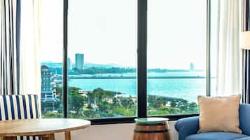 Vista a la playa o el mar