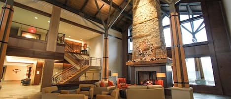 Sala de estar en el lobby